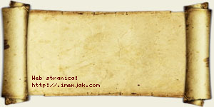 Milana Perušinović vizit kartica